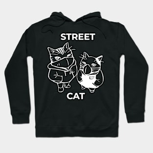 Street Cat Funny Design Hoodie